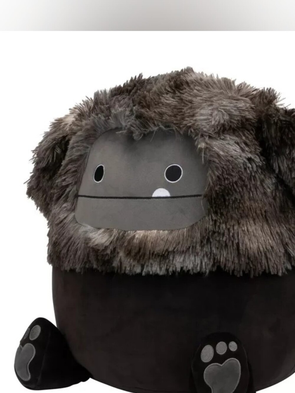 16-18” Wallis Bigfoot Black Gray Tie-dye Mane Squishmallows Stuffed Plush Toy - Picture 5 of 13
